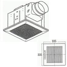 換気扇（浴室）・天井扇 [高須産業] 換気扇（天井用） TM-270PW 