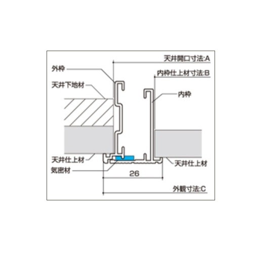 mai　904545 天板通気穴コーキングスライドロック shimadougu_0088381484121